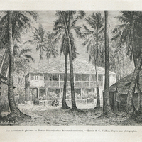 Une habitation de plaisance au Port-au-Prince (maison du consul américain).