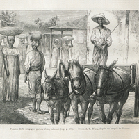 Femmes de la campagne, porteur d'eau, cabrouet (voy. P. 198).