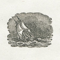 Un bateau agité par les flots