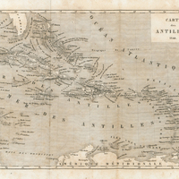 Carte des Antilles 1844.