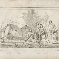Indiens. Charruas. Indianer. Charruas. Uruguay