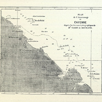 Plan de l'atterrissage de Cayenne