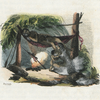 Une famille indigène, la nuit