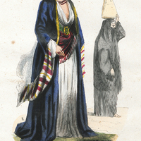 Femme riche et femme du peuple au Caire