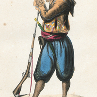 Fantassin régulier d'Ab-el-Kader (Algérie)