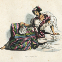 Jeune dame mulâtre
