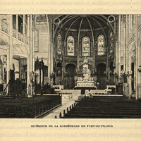 Intérieur de la cathédrale de Fort-de-France
