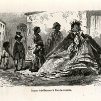 Dames brésiliennes à Rio-de-Janeiro