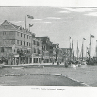 Calle de la Marina ( Waterkant ), à Curaçao