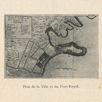 [Plan de la ville et du Pont Royal]