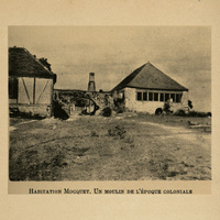 Habitation Mocquet. Un moulin de l'époque coloniale