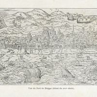 [Vue du port de Dieppe ( début du XVIIe siècle )]