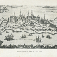 [Vue de Québec au début du XVIIIe siècle]