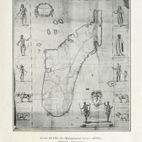 [Carte de l'Ile de Madagascar ( XVIIIe siècle ). ( Bibliothèque Nationale )]