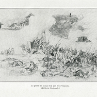 [La prise de Lang-Son par les français ( Bibliothèque Nationale )]