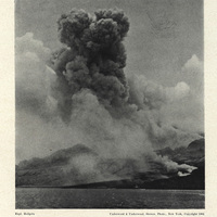 Towering clouds, eruption of june 5, 1902