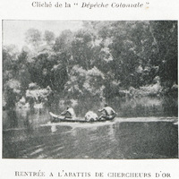 Rentrée à l'abattis de chercheurs d'or