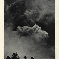 Pelée in full activity in the afternoon of August 30, 1902